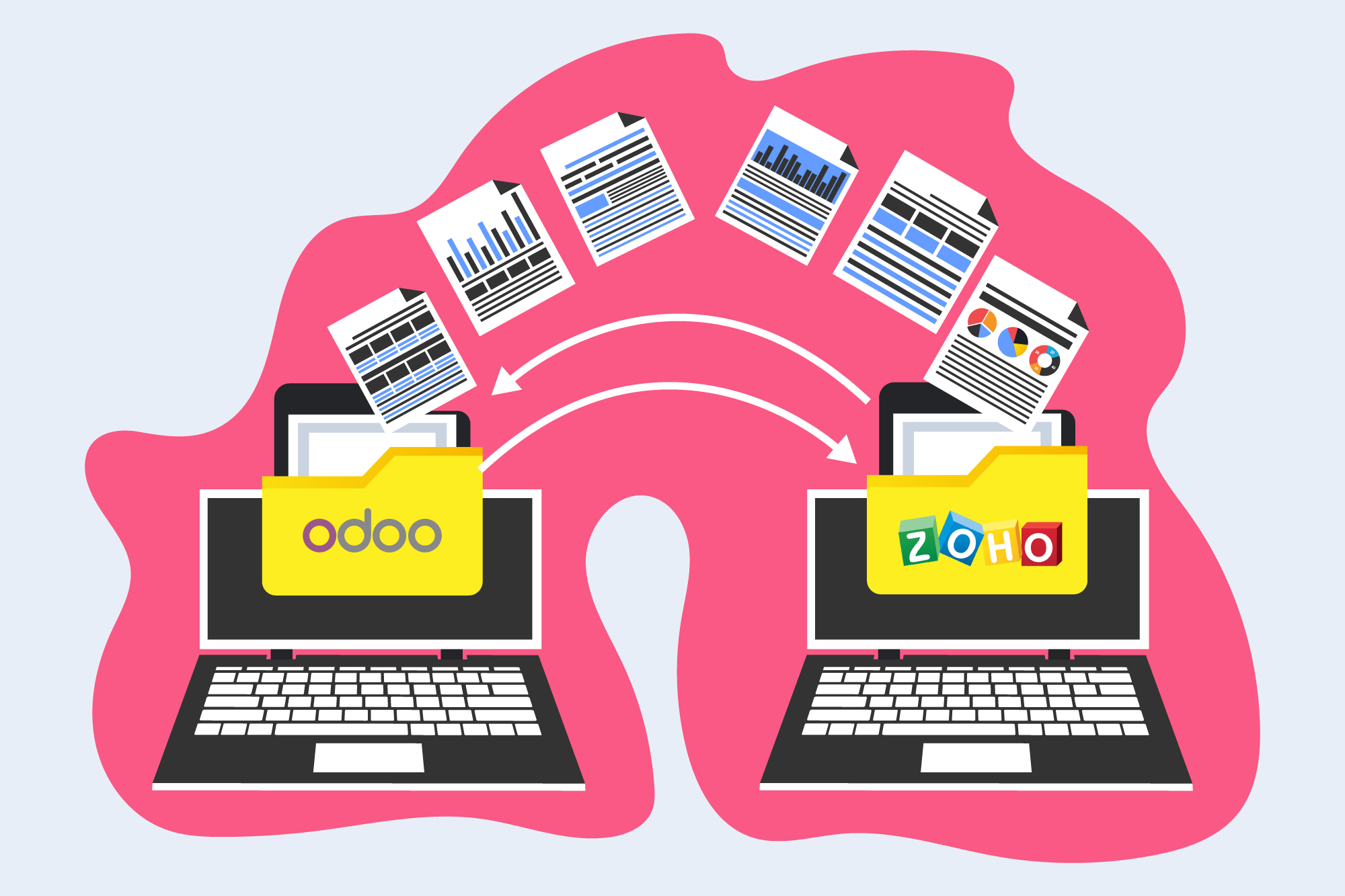 Odoo-data-to-Zoho